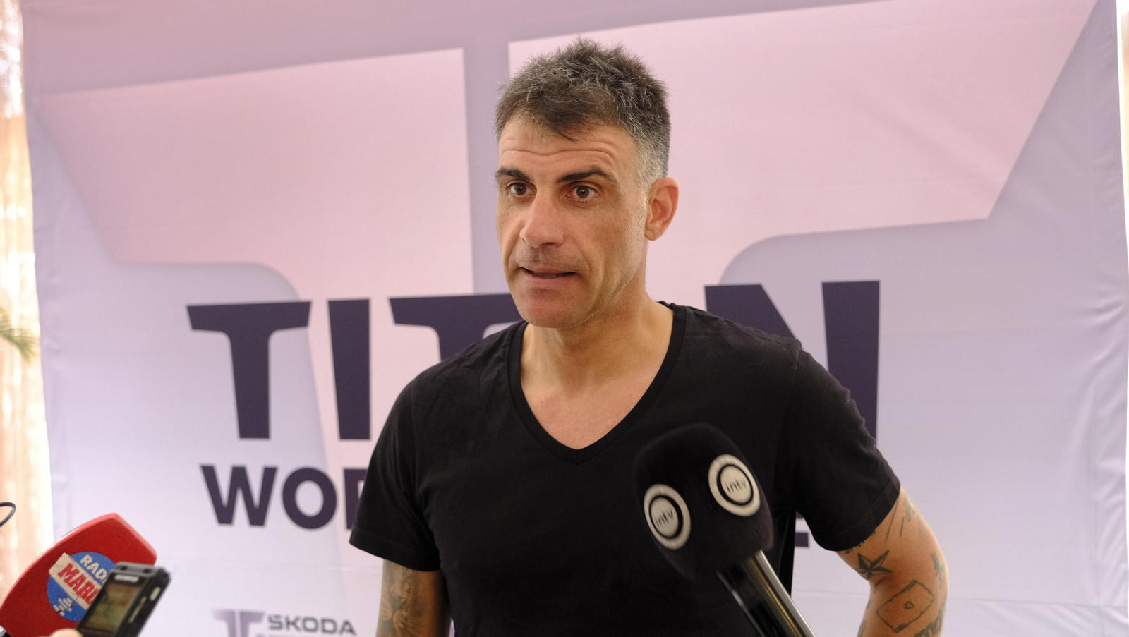 Imágenes de la presentación del Stage Titan World Series, en Almería