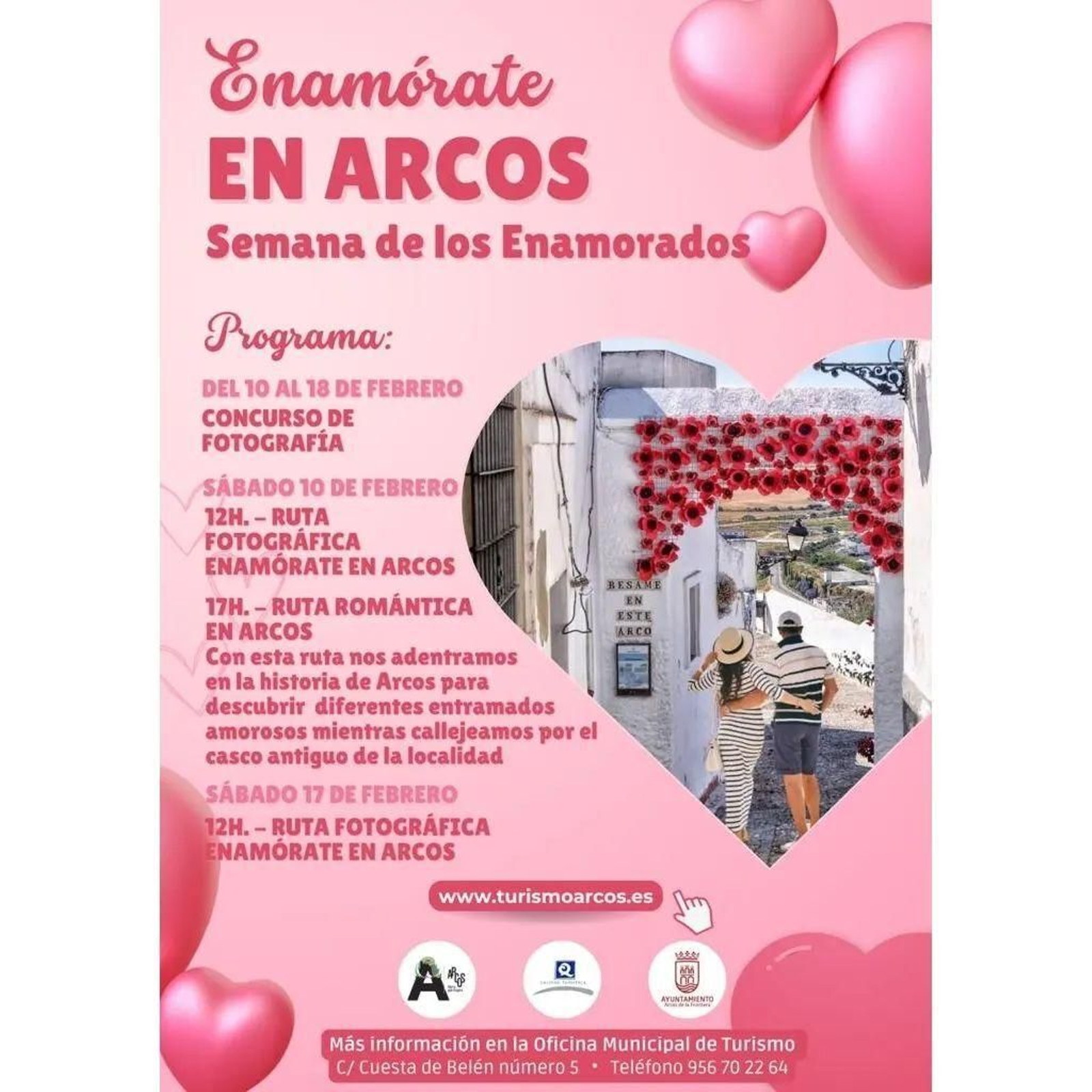 Cartel del concurso #enamórateenarcos. Cartel del concurso #enamórateenarcos.