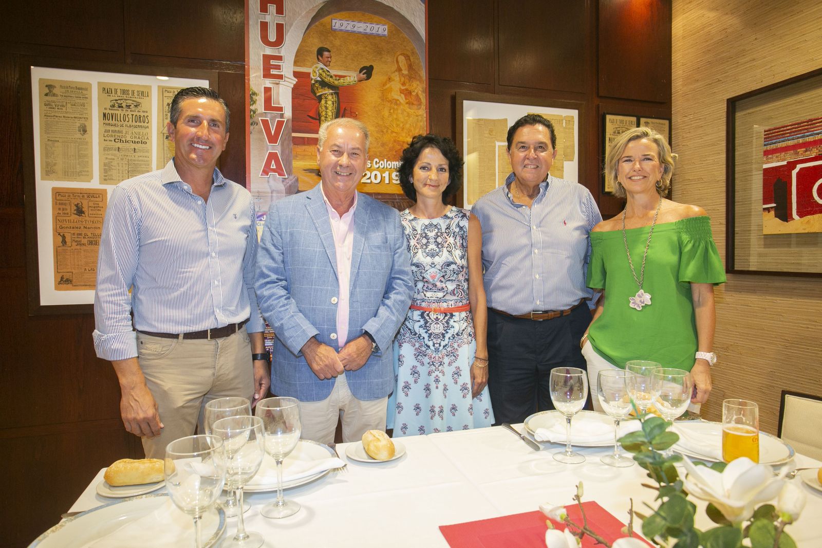 Las imágenes del  jurado de los premios taurinos El Cabezo, Huelva Información- El Corte Ingles