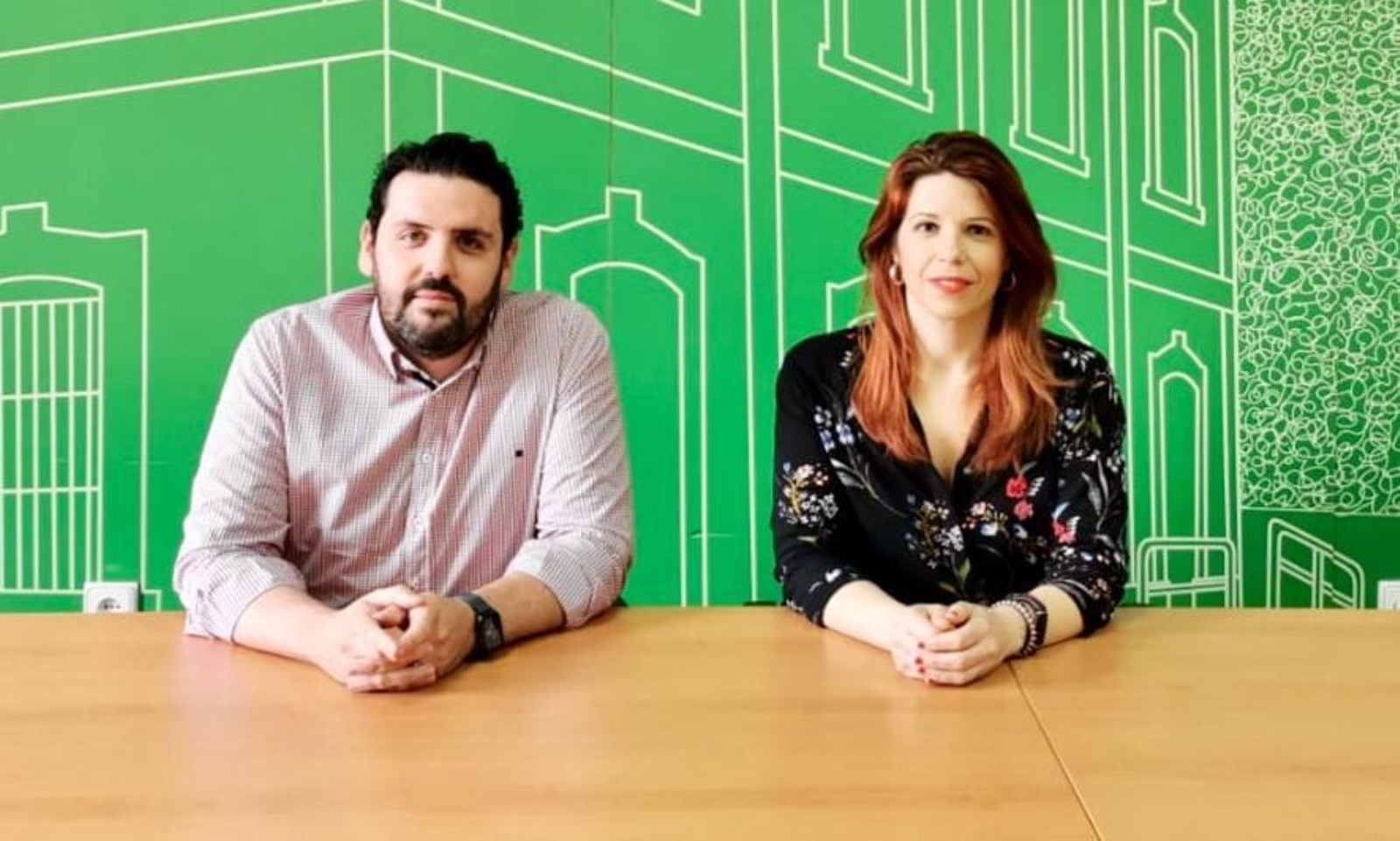 Vicepresidente y presidenta de la Mancomunidad.