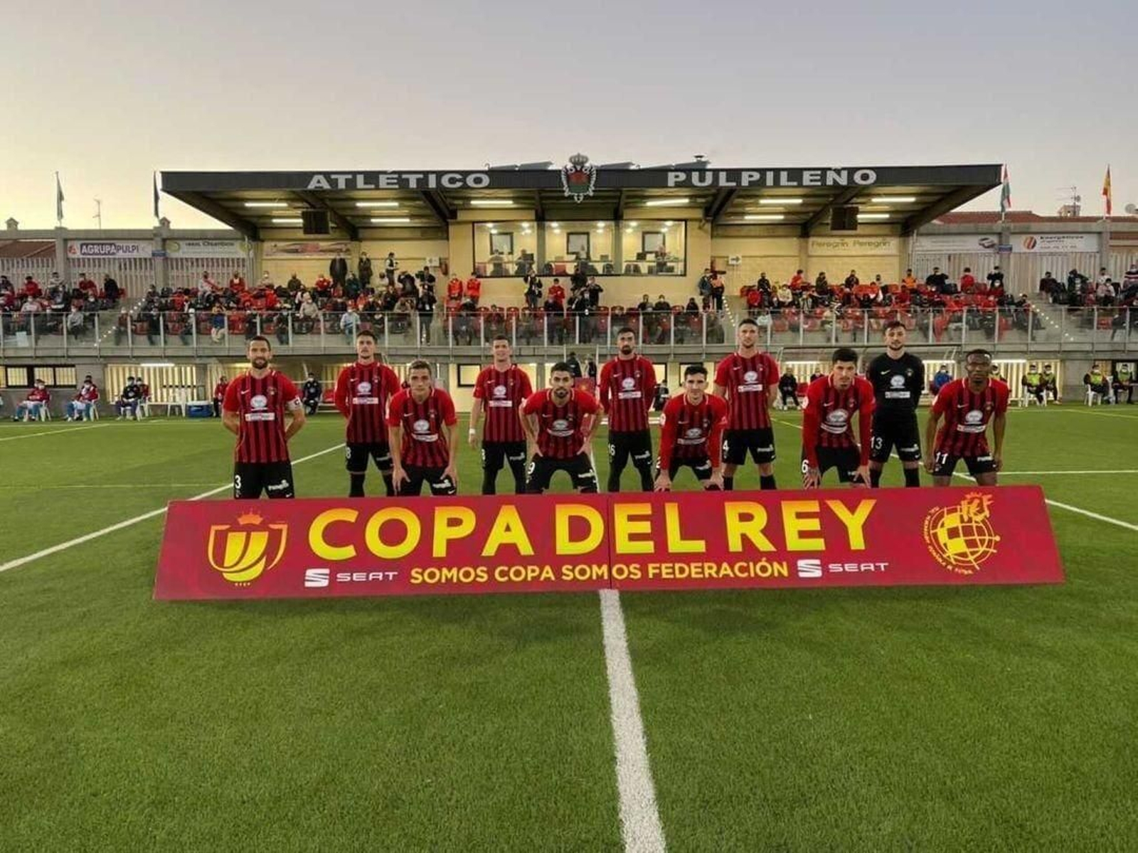 Once del conjunto almeriense antes del partido copero en San Miguel