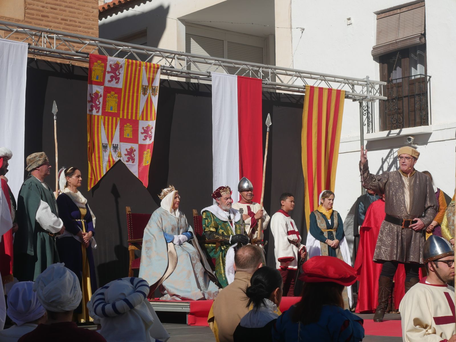 Imágenes de la "visita de los Reyes Católicos" a Fiñana