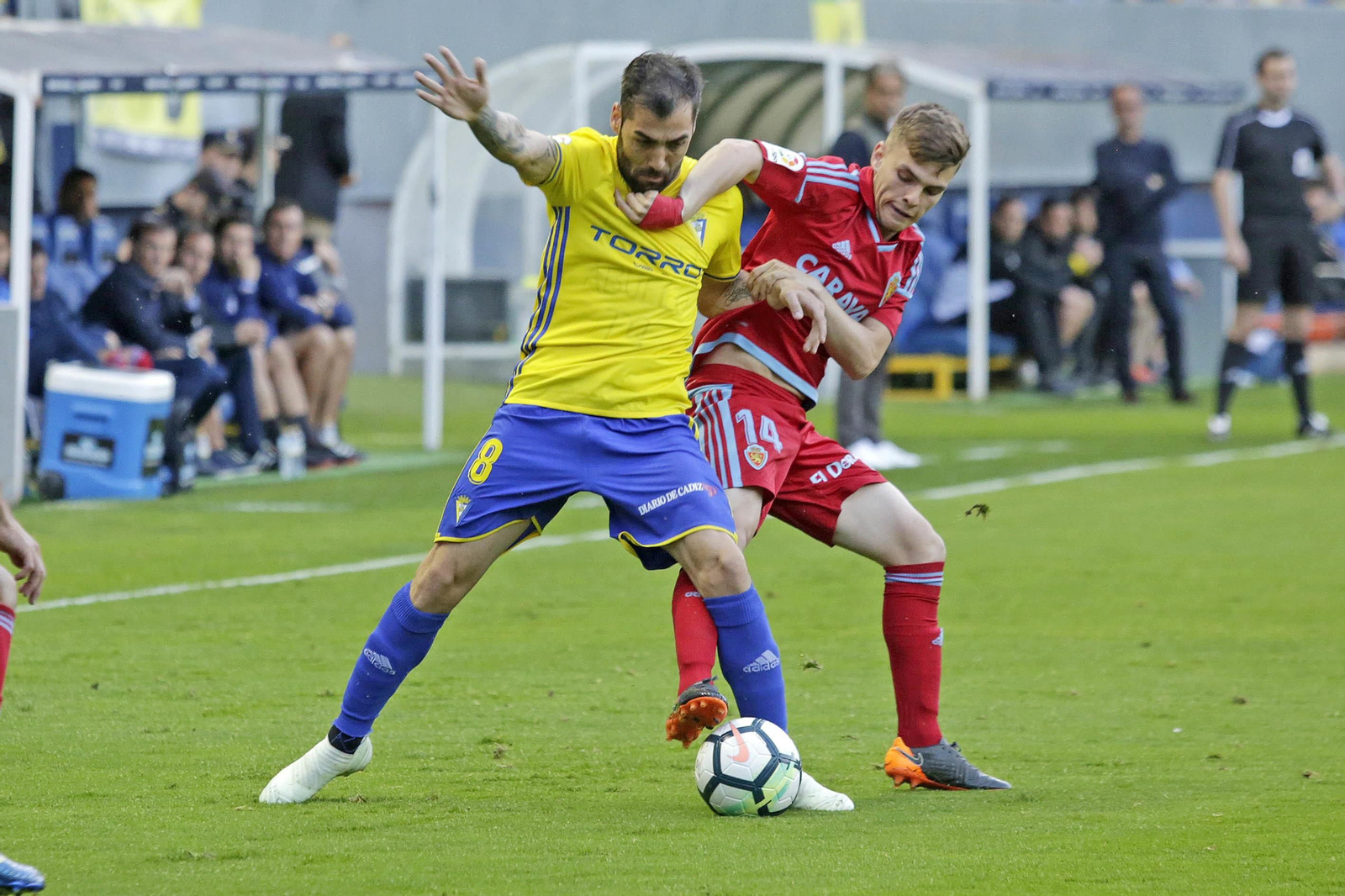 Las imágenes del Cádiz-Zaragoza