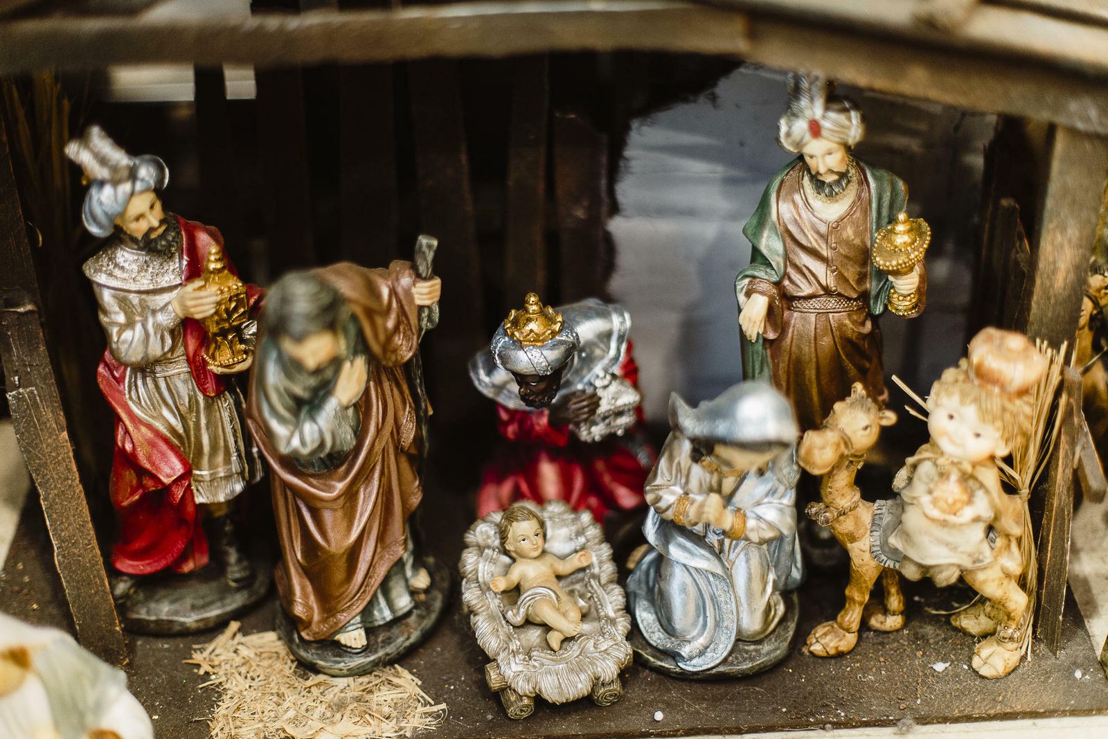 Un Nacimiento tradicional de la tienda Pose´s