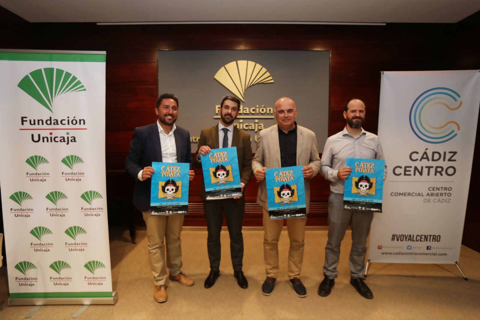 De izquierda a derecha Manuel A. Queiruga, Javier Vela, David Navarro y Juan Carlos Galera en la presentación.