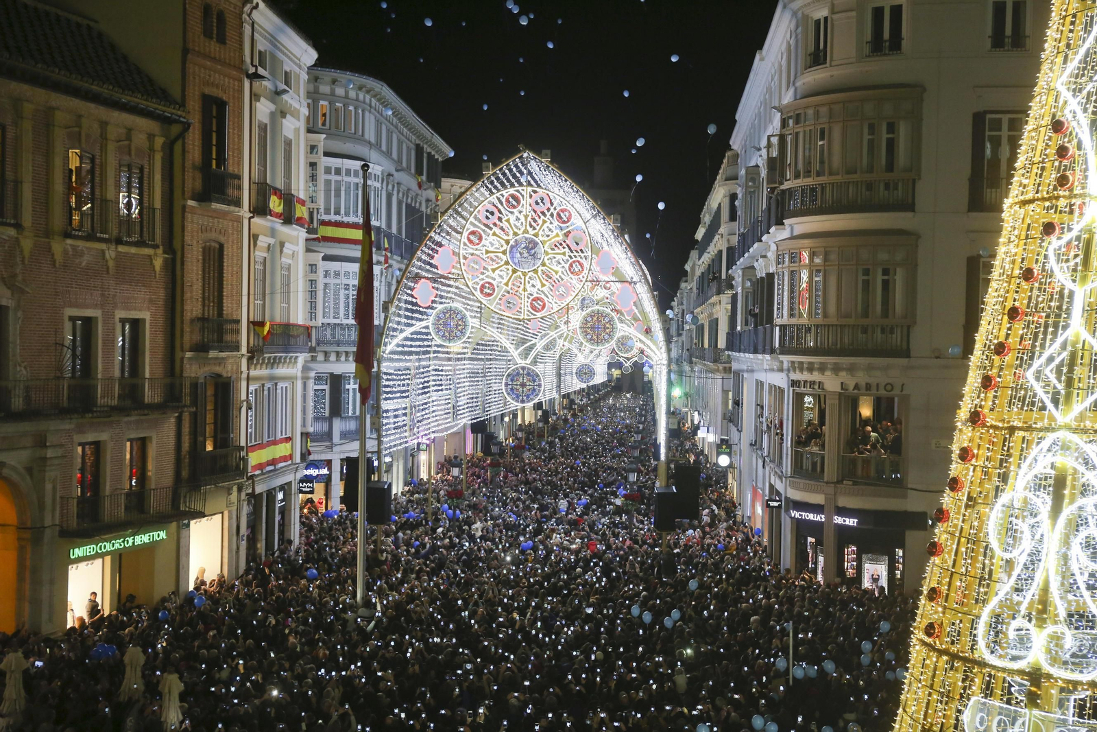 Málaga se enciende por Navidad