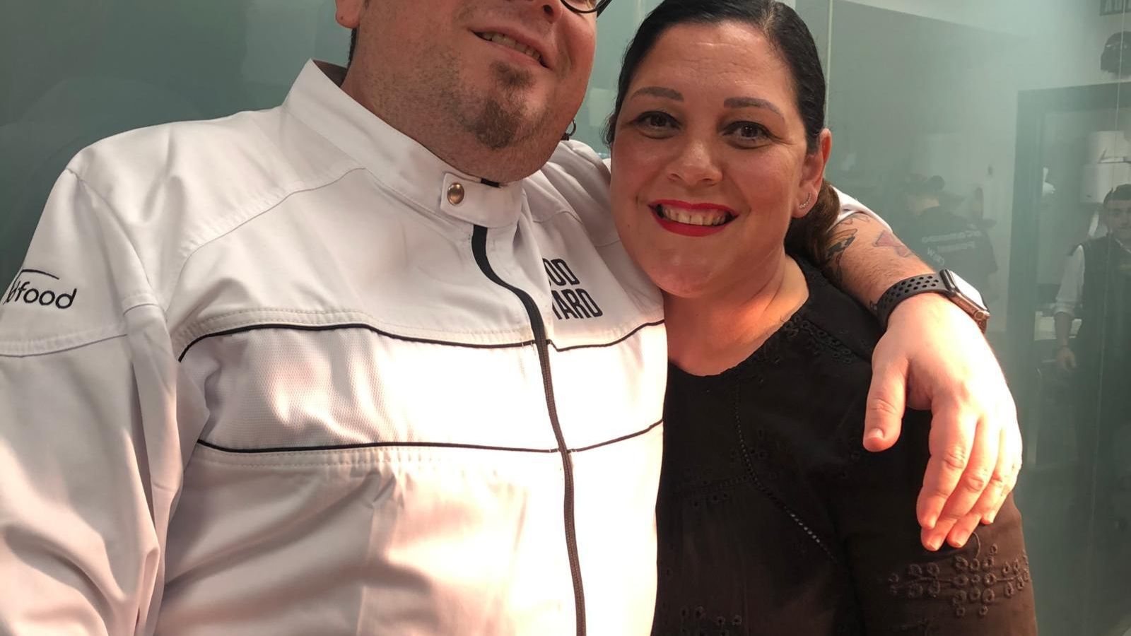 Periko Ortega y Carmen Mesa.