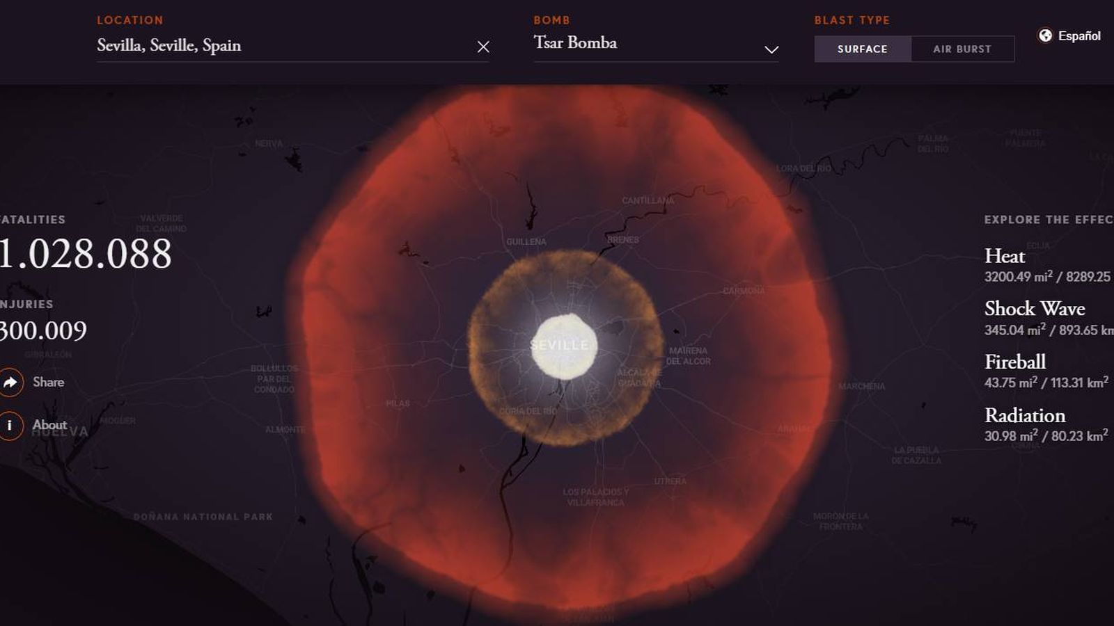 La devastadora onda de Tzar.