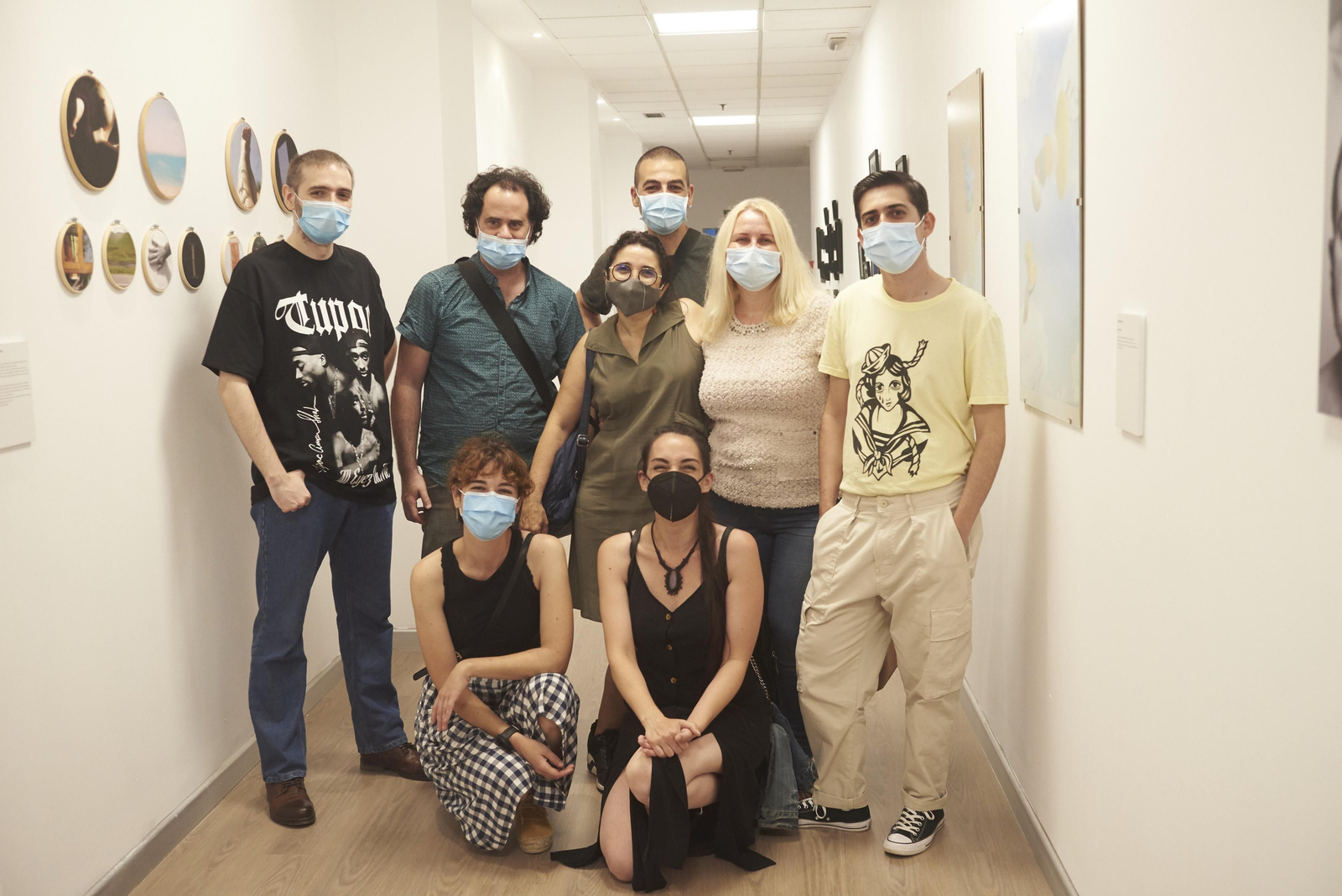 David Díaz, Edu Maldonado, Pepa Cobo, Desi Sanz, Inga Ratkeviciene, José Garrido, Marta Sánchez y Rosa Cid.