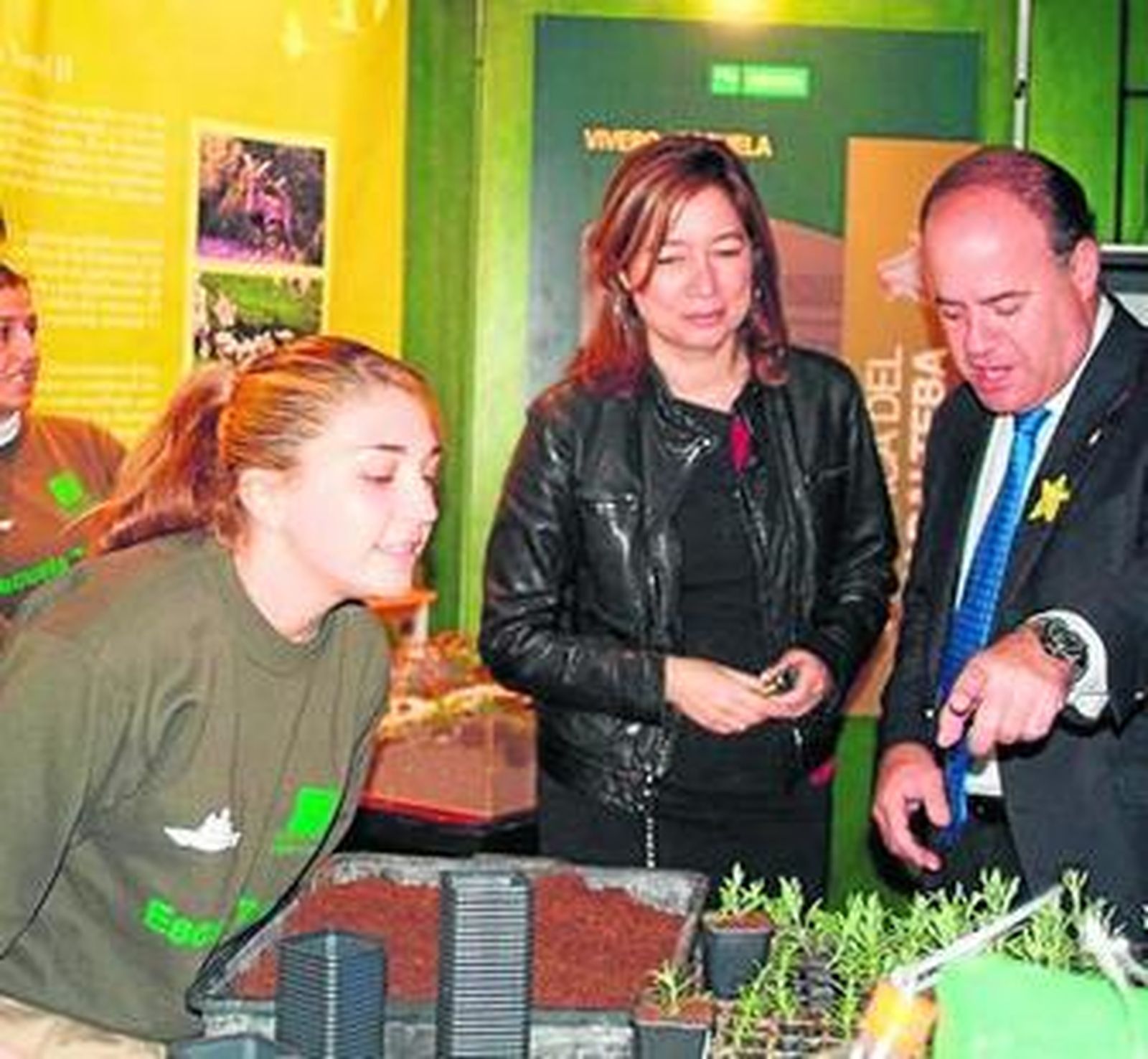 Susana Radío y Manuel Barón, ayer.