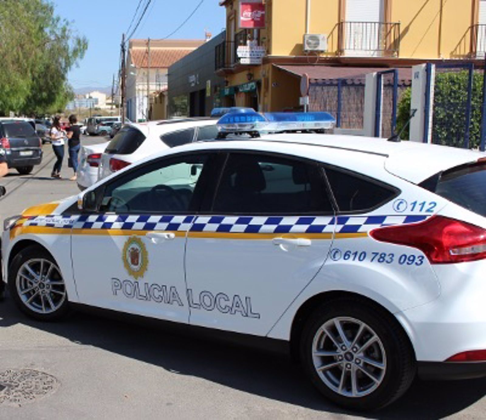 Un coche de la Policía Local de Huércal-Overa.