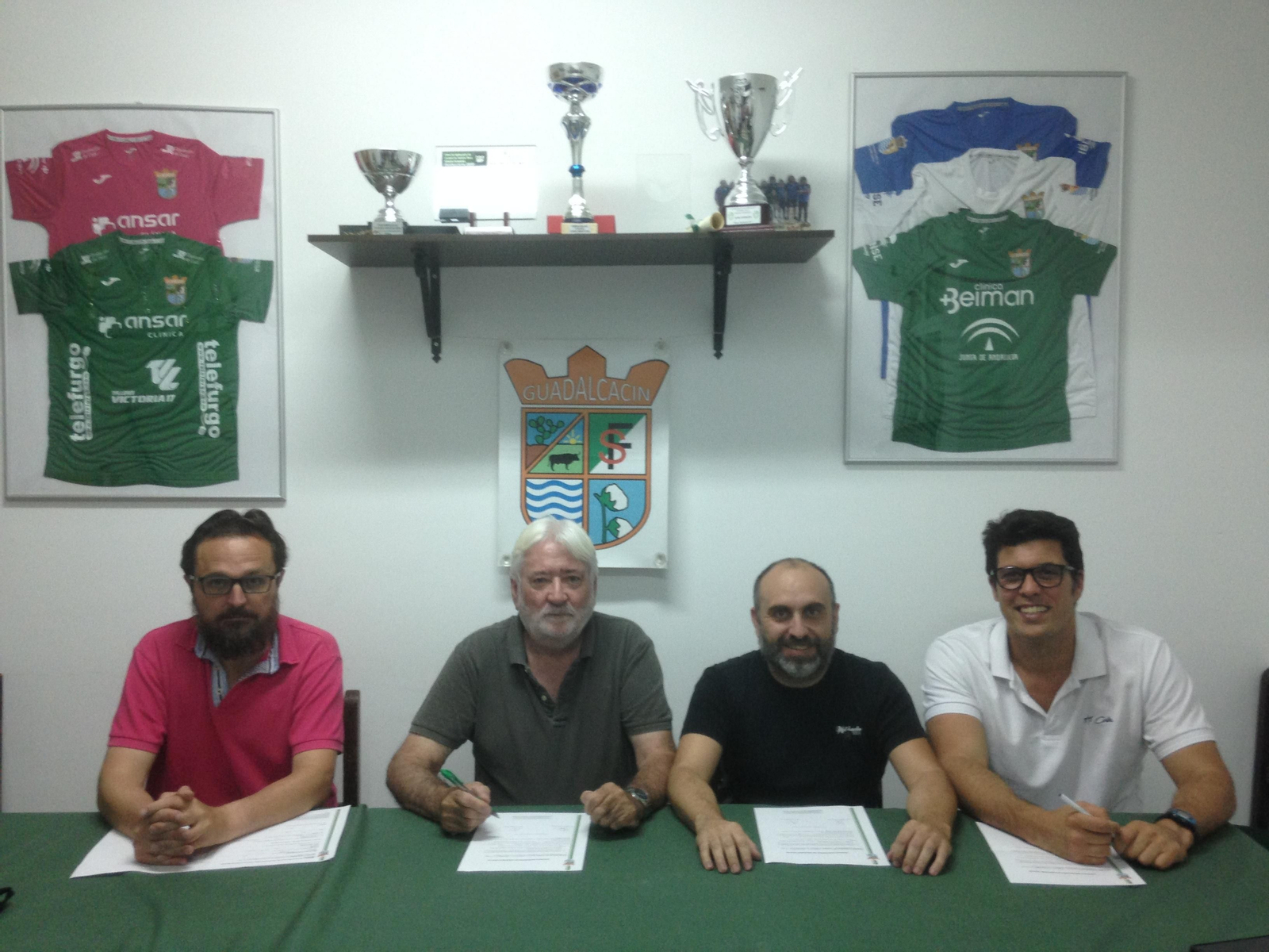 Andrés Sánchez, Luis Delgado, Mariano González y Alberto Fernández.