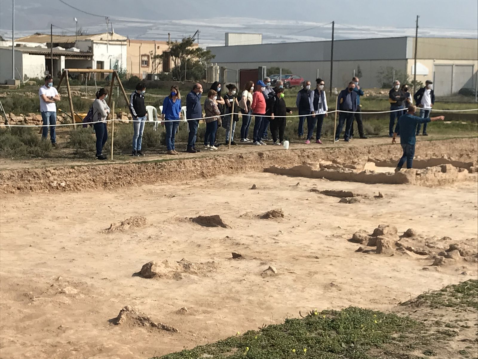 Visita guiada al Yacimiento de Ciavieja, en plena excavación.