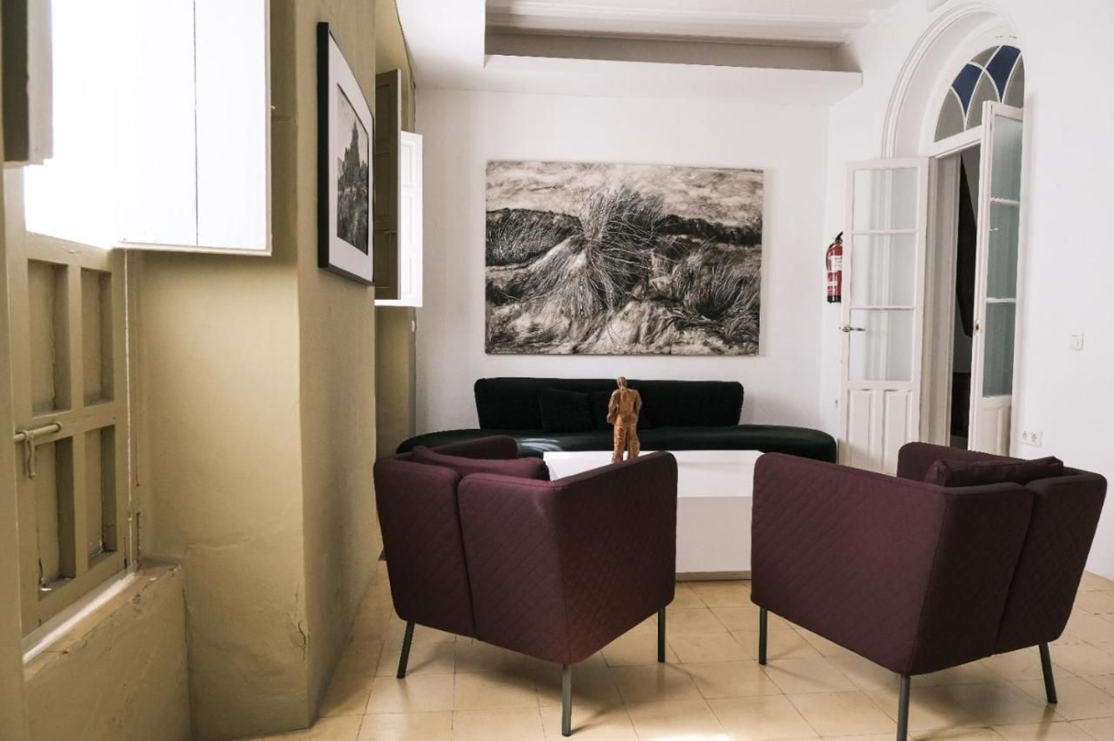 Alójate en un antiguo molino de harina reconvertido en centro de arte en este pueblo de Huelva