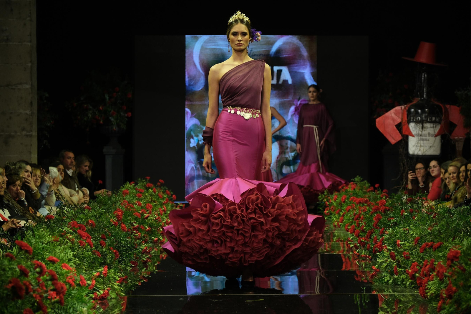 Desfile de Alejandro Andana en la Pasarela Flamenca Jerez Tío Pepe 2023