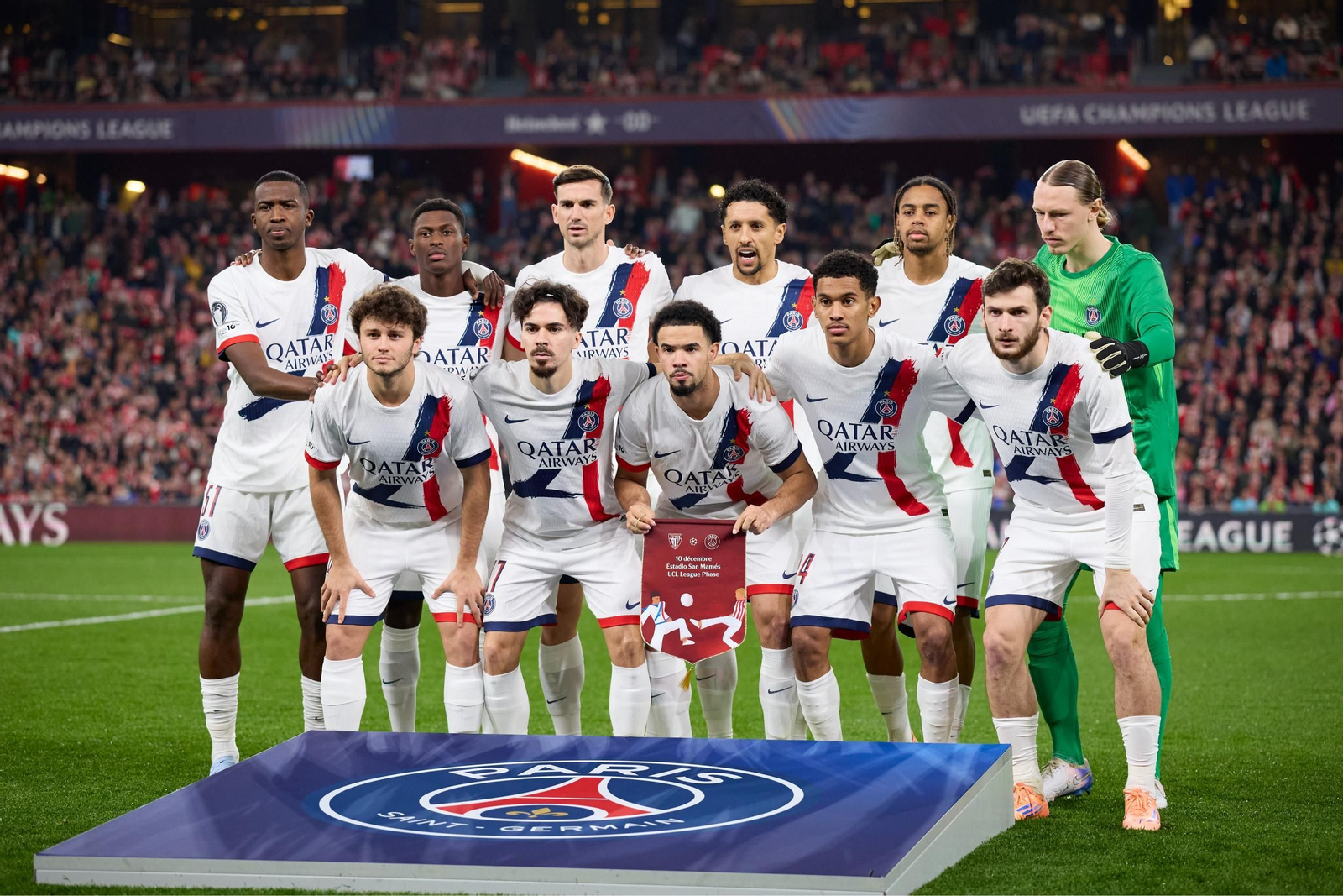 El Athletic Club-PSG, en imágenes