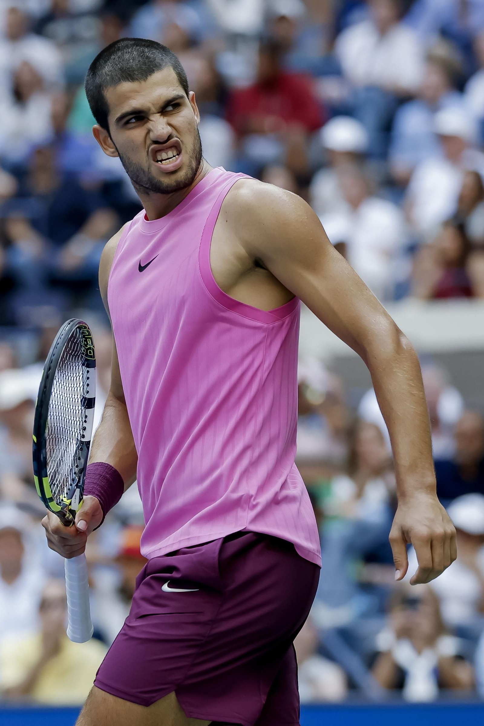 Las fotos del pase a la final de Alcaraz ante Djokovic