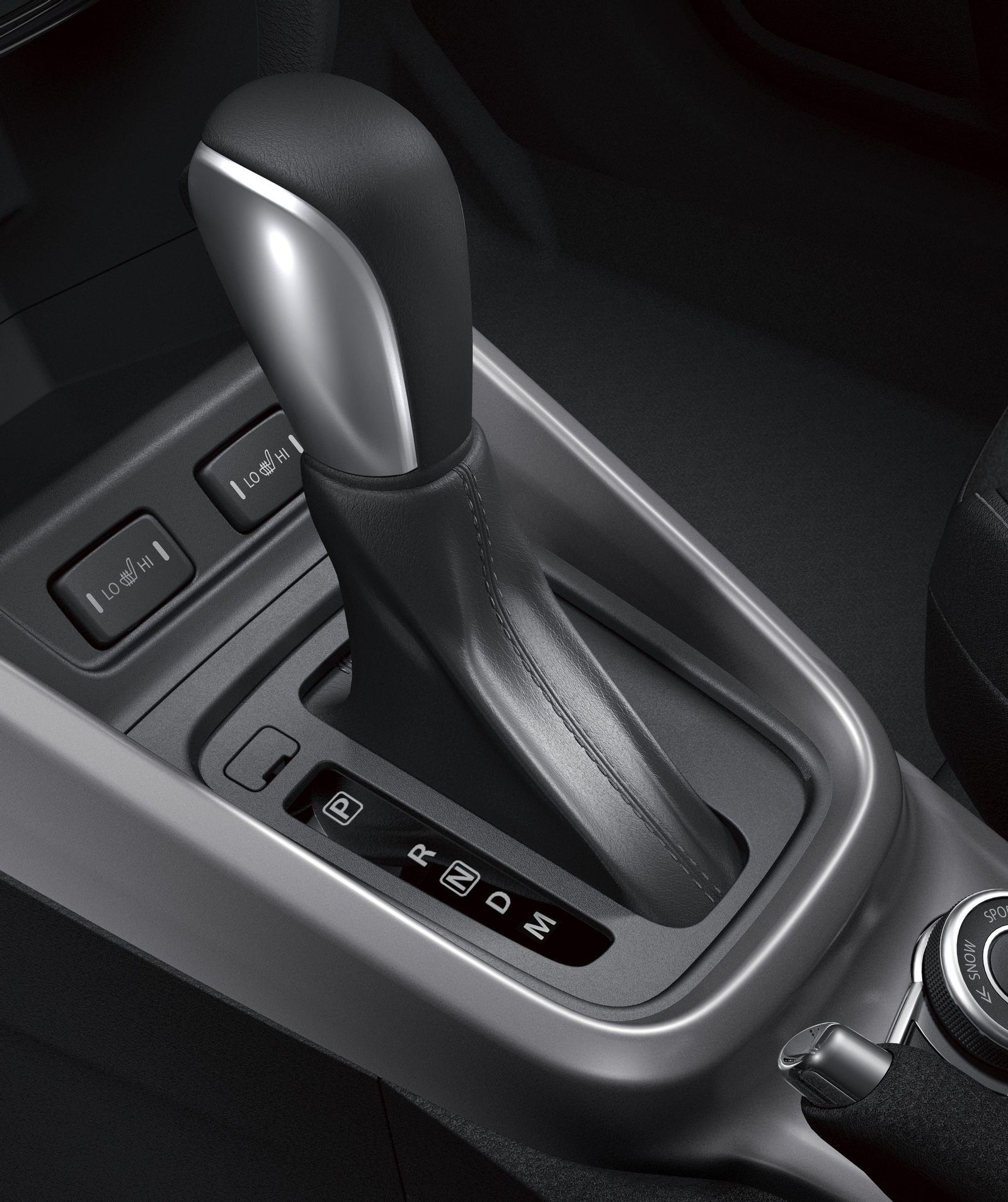 Para la elección de las marchas, además de utilizando la palanca del cambio, el conductor dispone de levas en el volante.