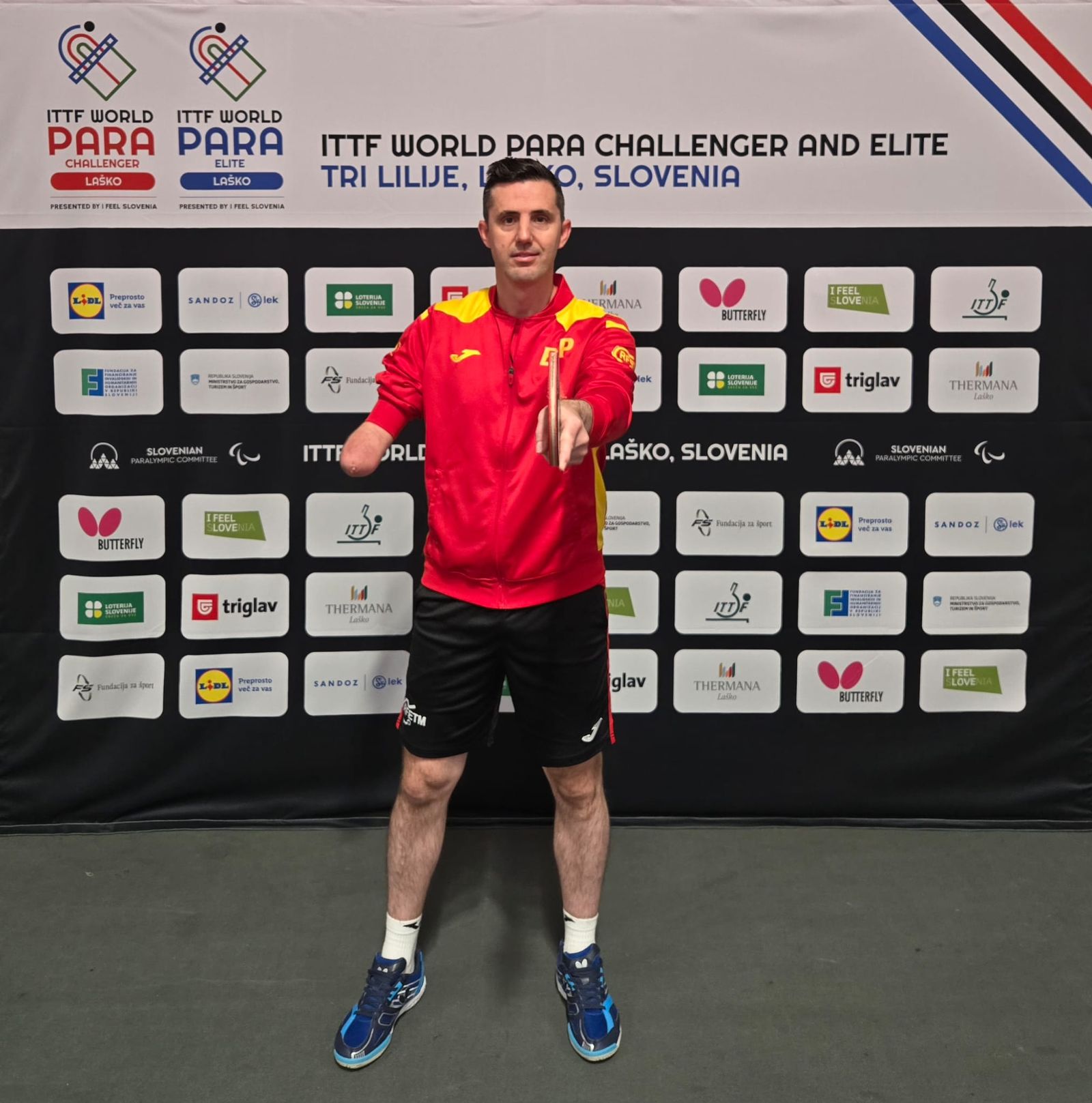 José Manuel Ruiz en la prueba de Eslovenia.