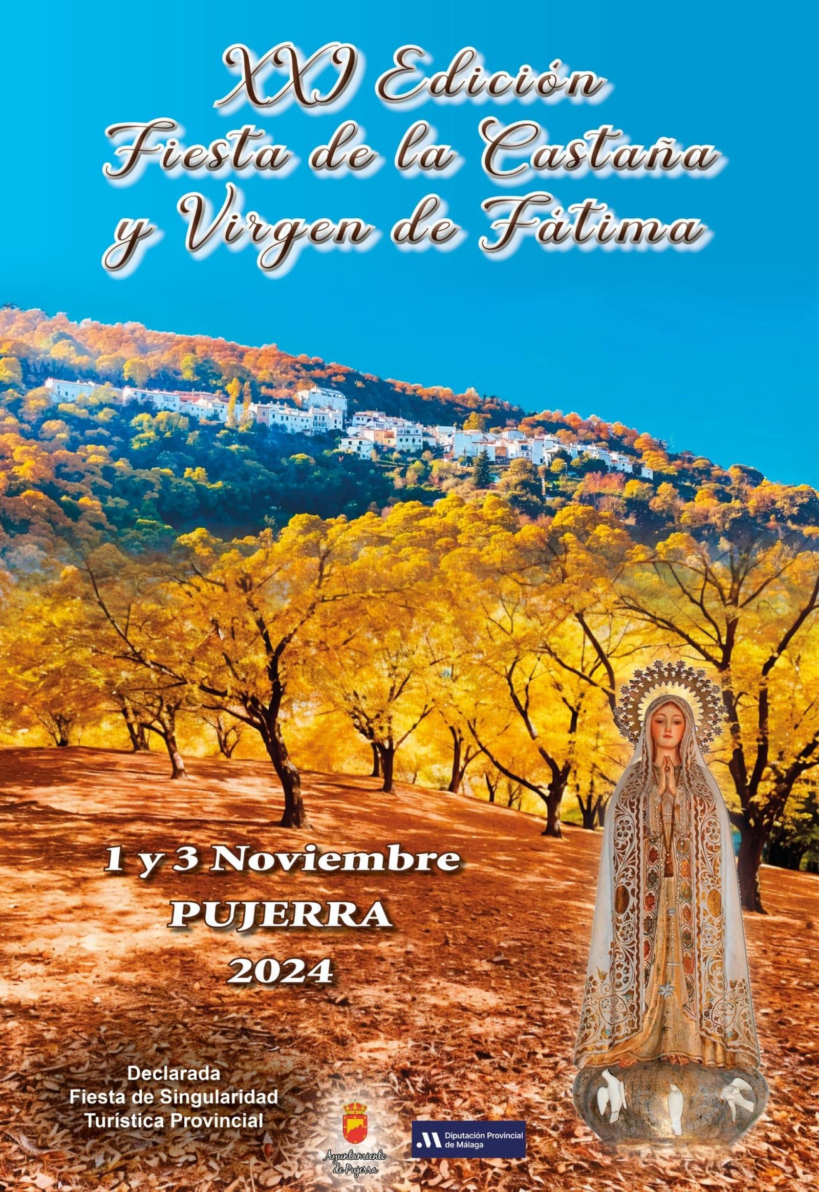 Cartel de la XXI Fiesta de la Castaña