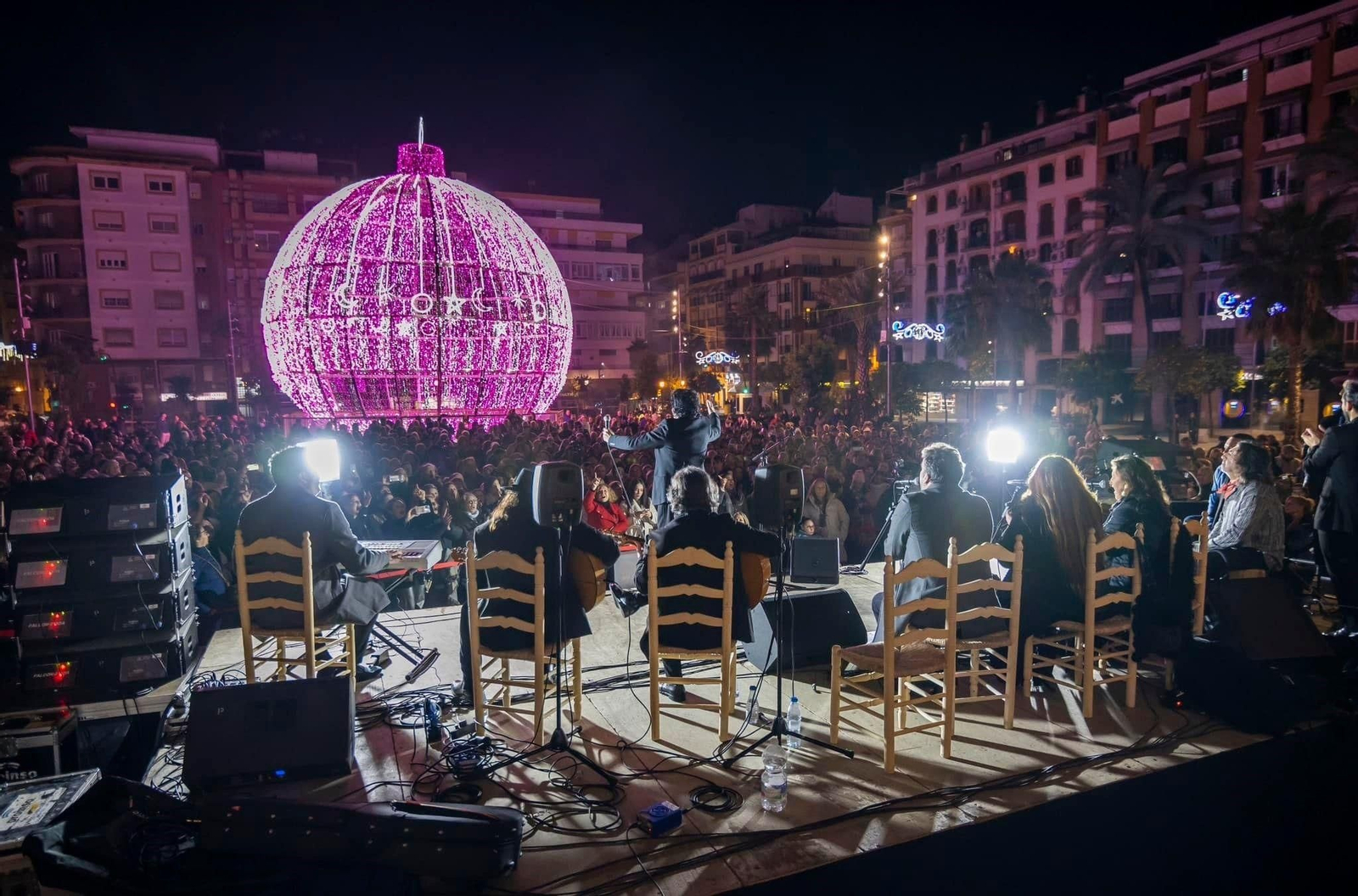 Inauguración el pasado año de la Ruta de la Zambomba en la Plaza de La Merced.