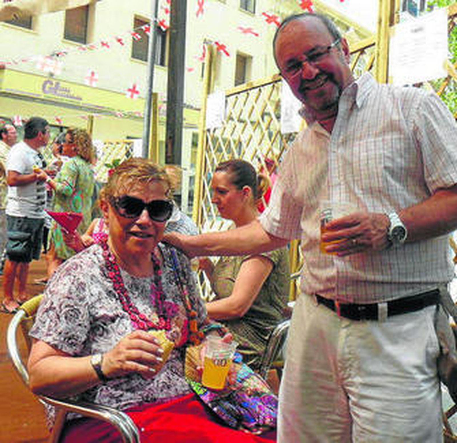 Carmen y Juan, visitantes procedentes de Tarrasa.
