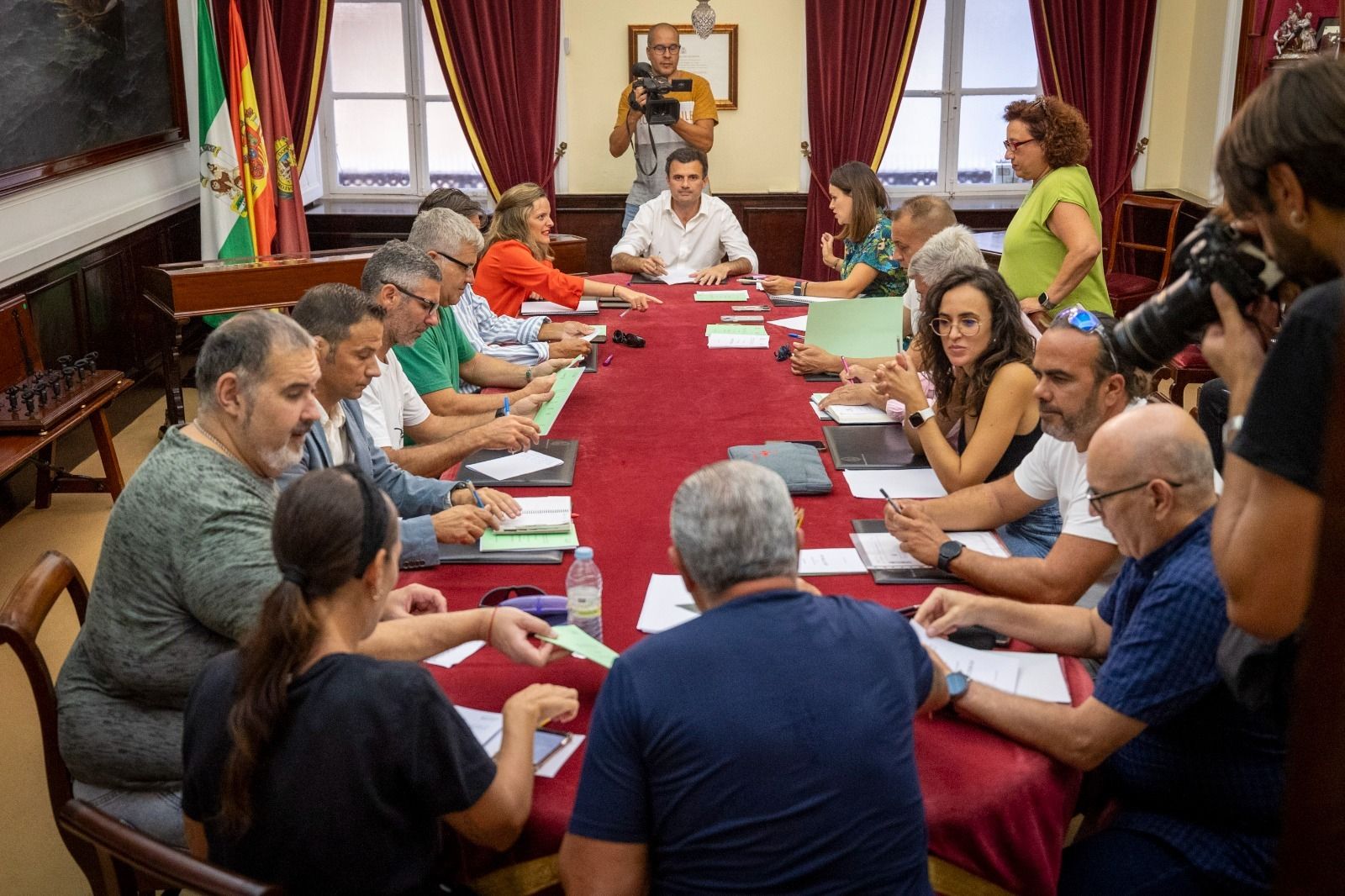 Imagen de la primera reunión del Consejo de Participación del COAC.