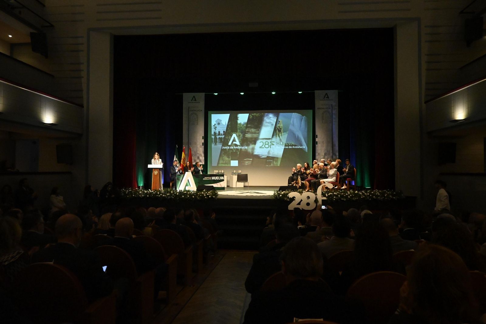 Premios de las Banderas de Andalucía en Huelva, en imágenes
