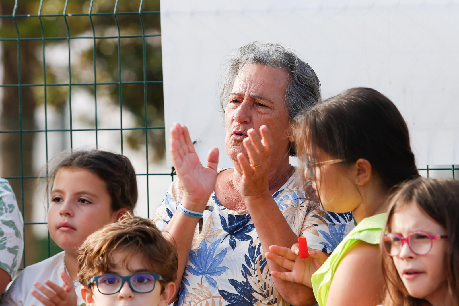 Manifestación de los alumnos y las familias del CEIP Aljibe de Jimena, en imágenes