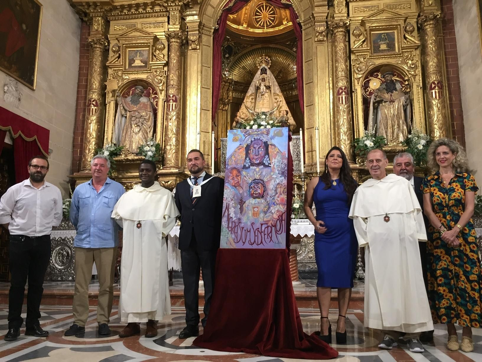 Cartel de Nuria Hurtado para las fiestas previas al día de la Patrona