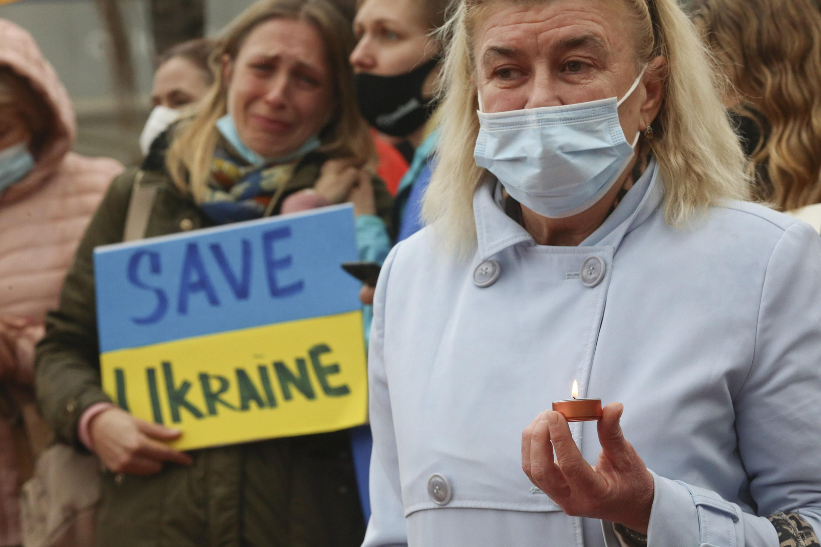 Las fotos de la concentración en Málaga para implorar la paz