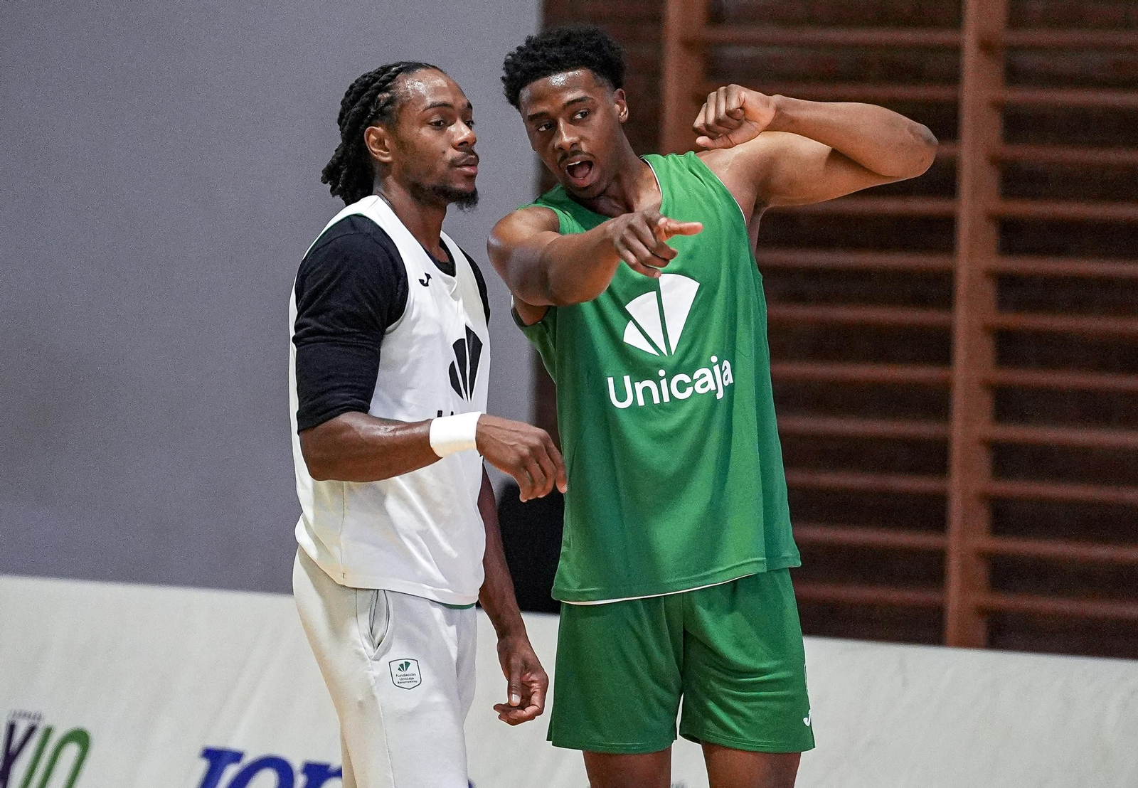 El primer entrenamiento de Chase Audige con el Unicaja