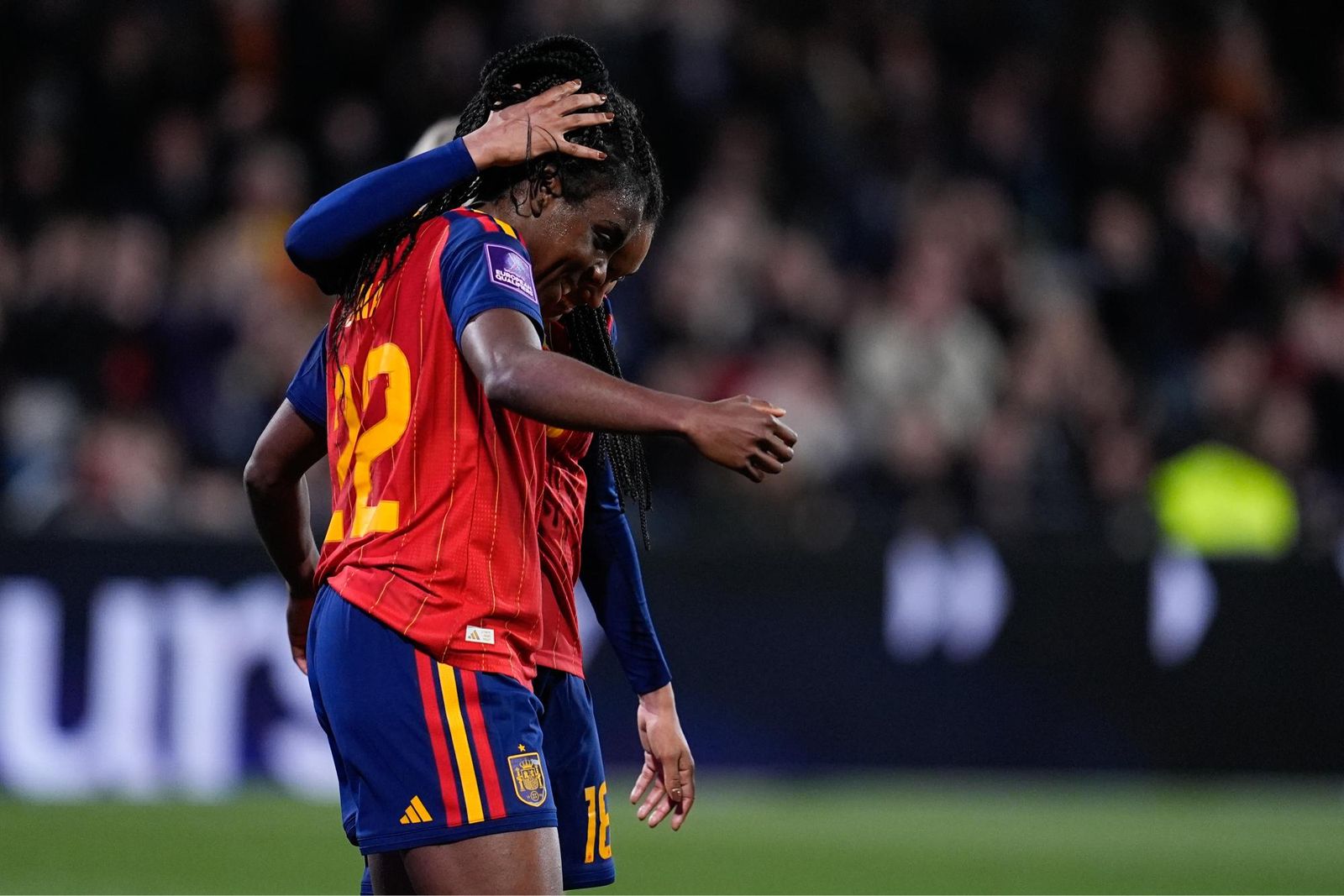 Las fotos del España-Islandia de fútbol femenino