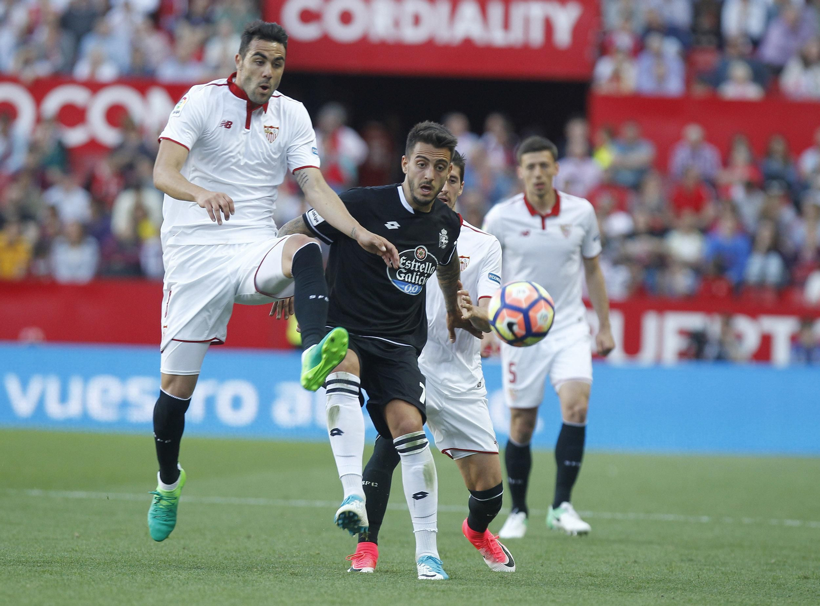 El Sevilla FC-Deportivo de La Coruña, en imágenes