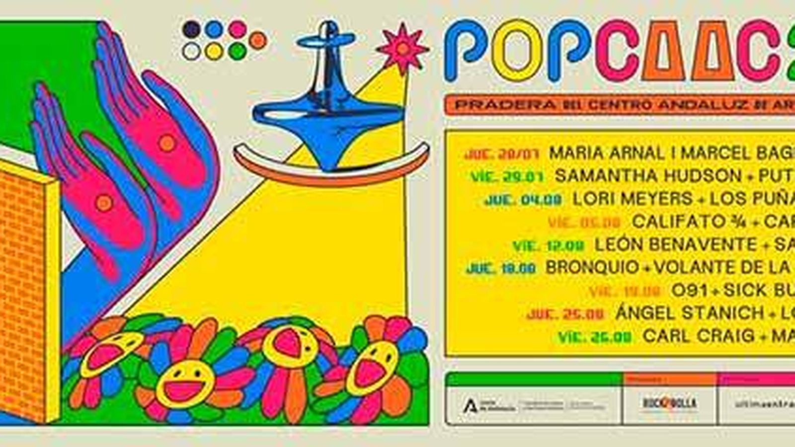 Cartel de esta nueva edición del ciclo Pop CAAC.