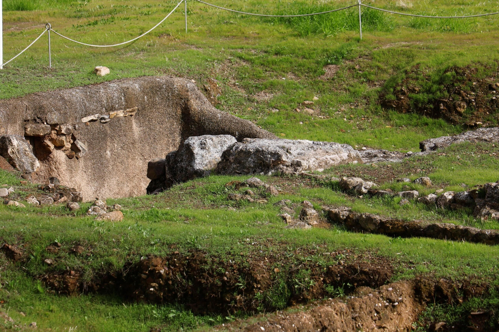 Las imágenes del estado del yacimiento de Cercadilla