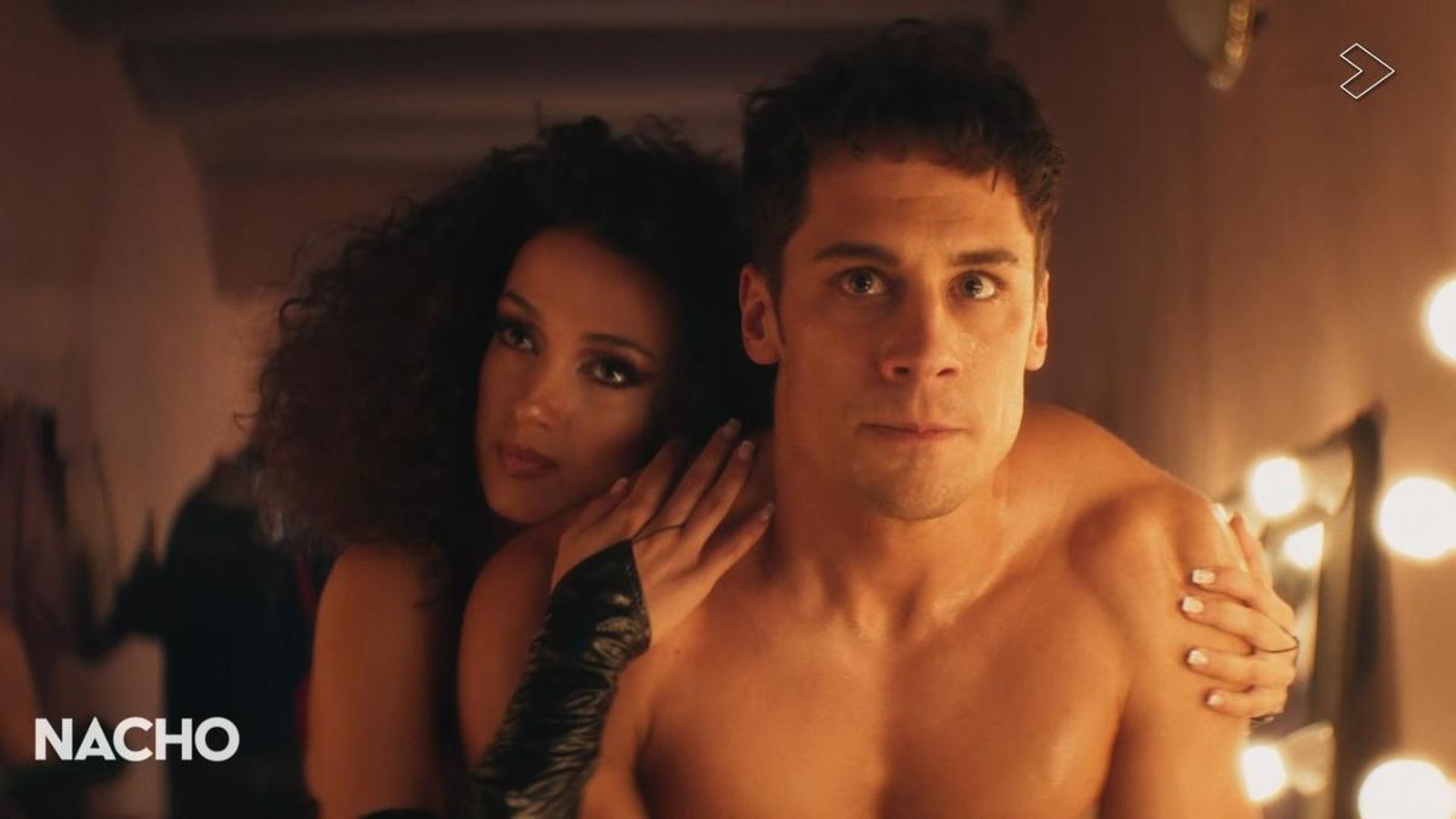 María de Nati y Martiño Rivas en 'Nacho'