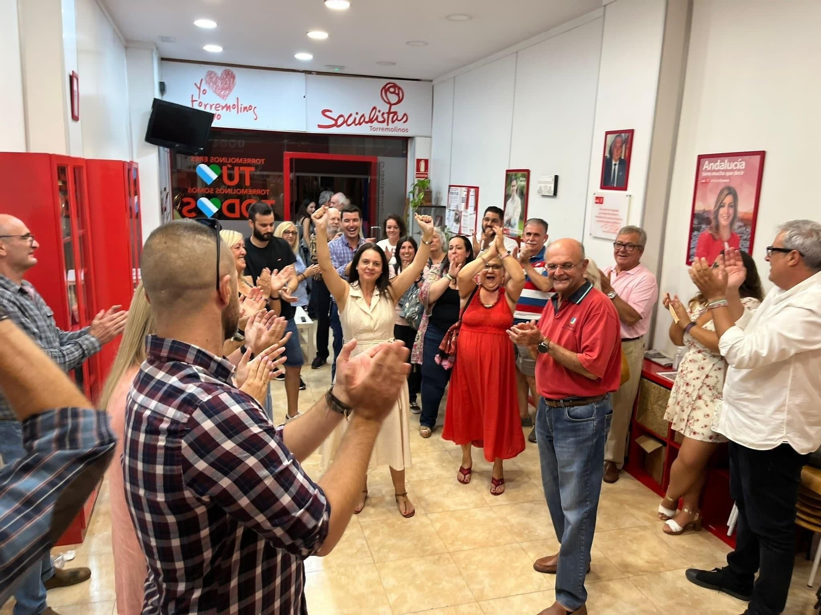 La portavoz del PSOE en Torremolinos y ahora candidata, Maribel Tocó.