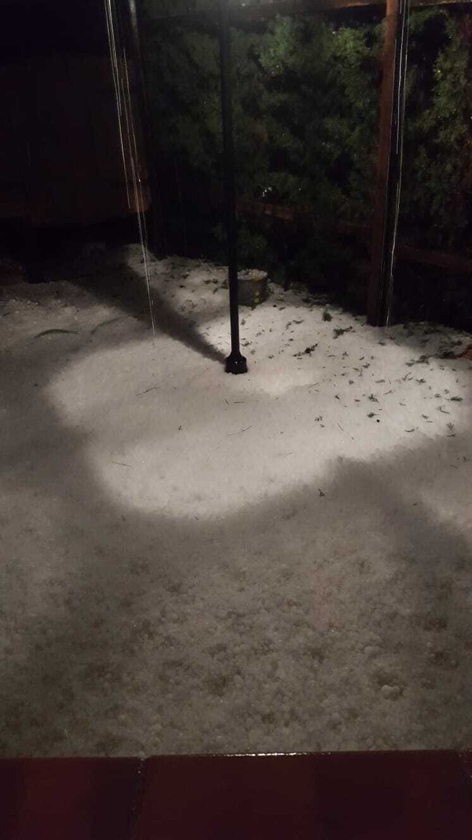 Las fotos de la granizada en Mijas