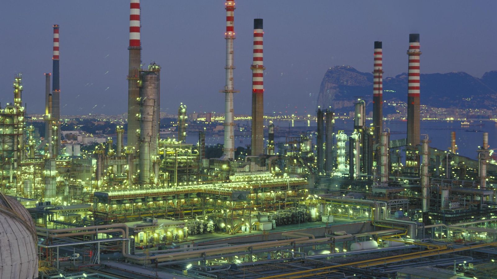 La refinería Gibraltar-San Roque de Cepsa.