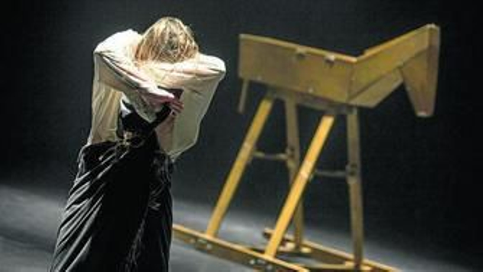 Luz Arcas, de La Phármaco, el pasado sábado en el Teatro Echegaray. Luz Arcas, de La Phármaco, el pasado sábado en el Teatro Echegaray.