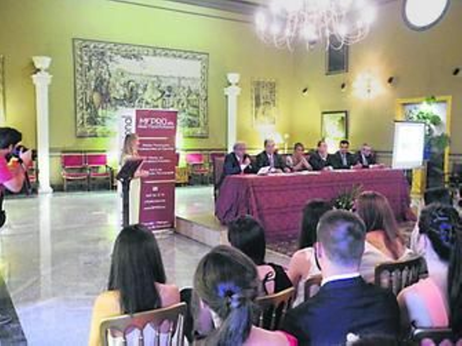 Acto de clausura celebrado en la Huerta del Sello.