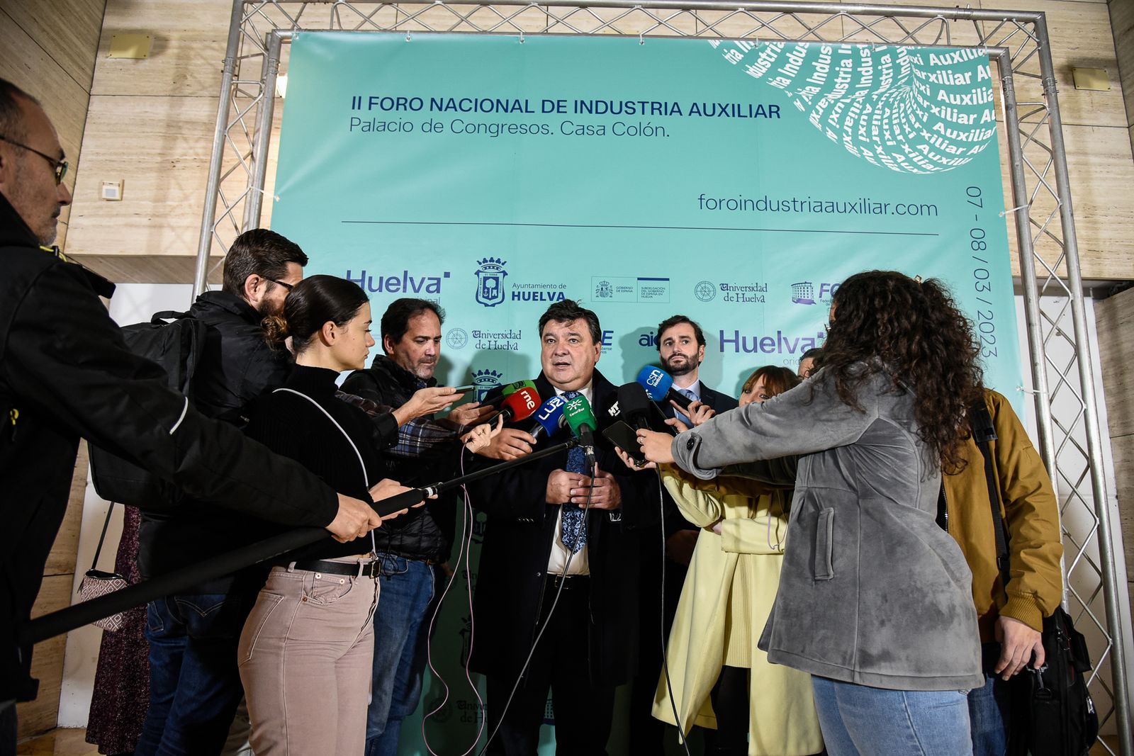 Imágenes del II Foro Nacional de la Industria Auxiliar de Huelva