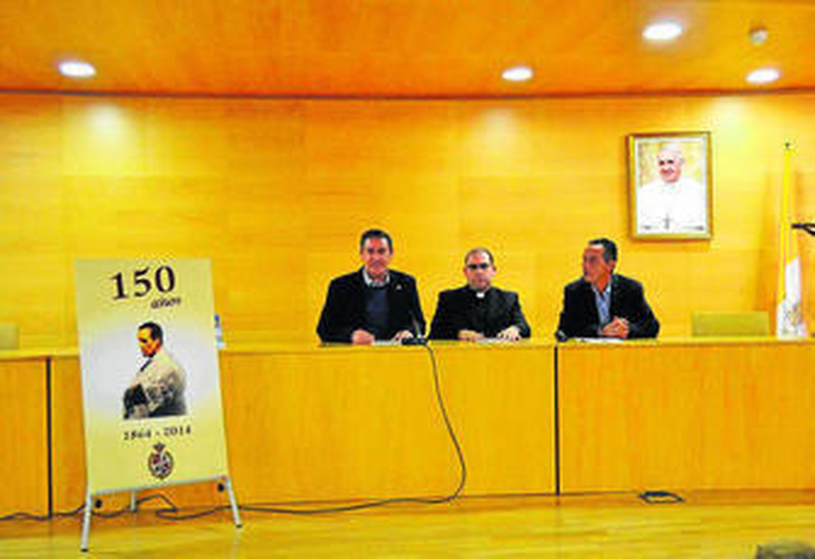 Gabriel Lirola junto a José Juan Alarcón Ruiz y Luciano Consuegra Rubio.