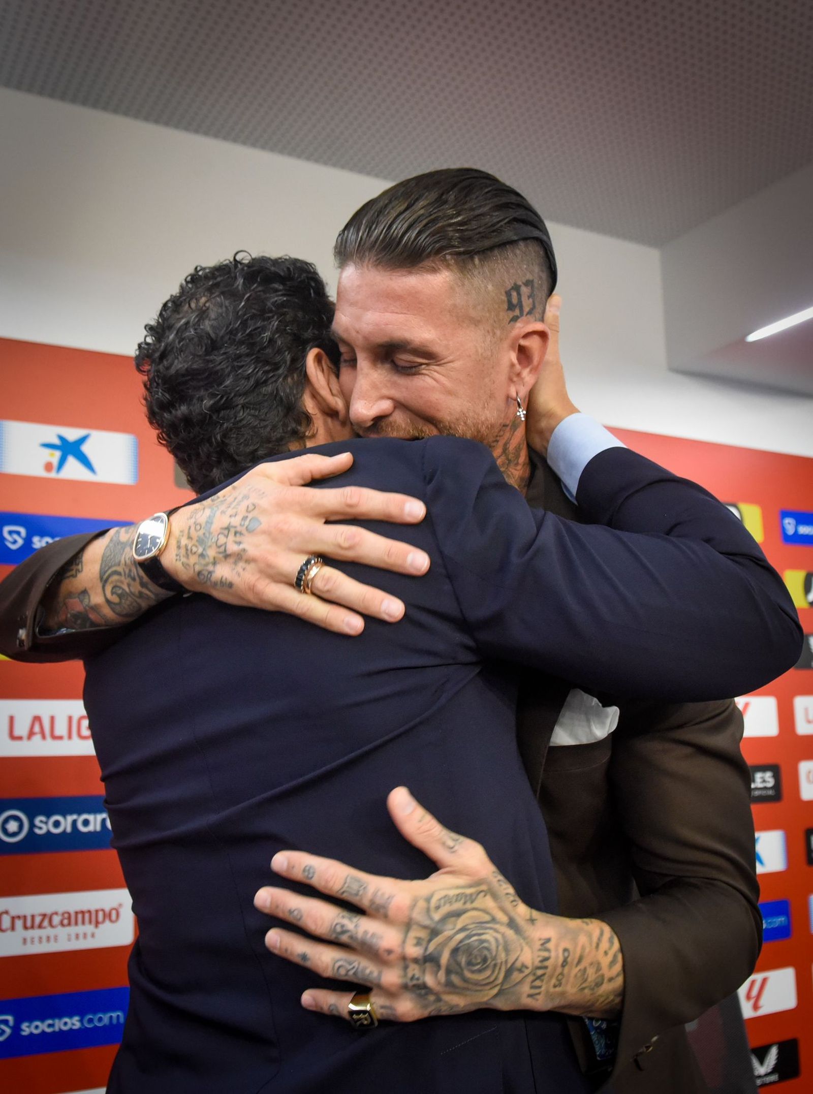 Las imágenes de la despedida de Sergio Ramos del Sevilla