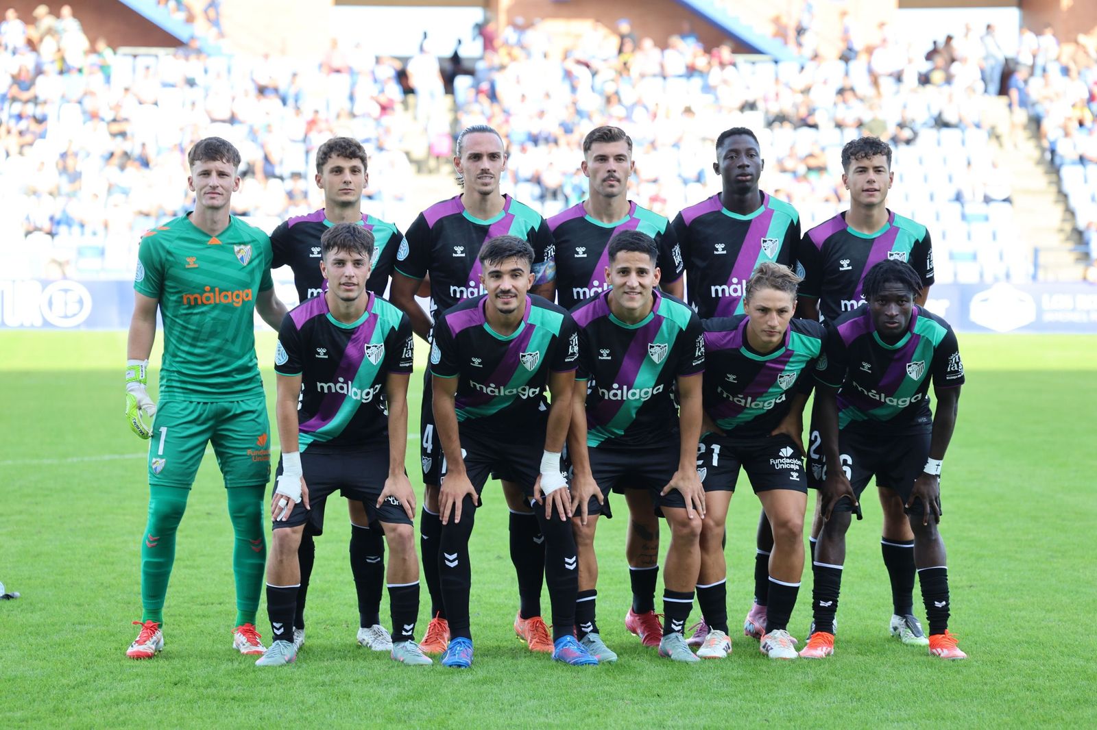 Formación del Atlético Malagueño en el partido de ida.