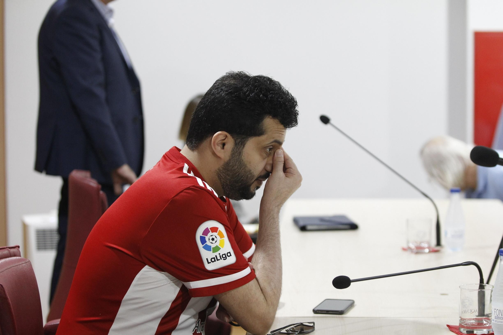 Fotogalería rueda de prensa dueño U.D. Almería, Turki Al-Sheik