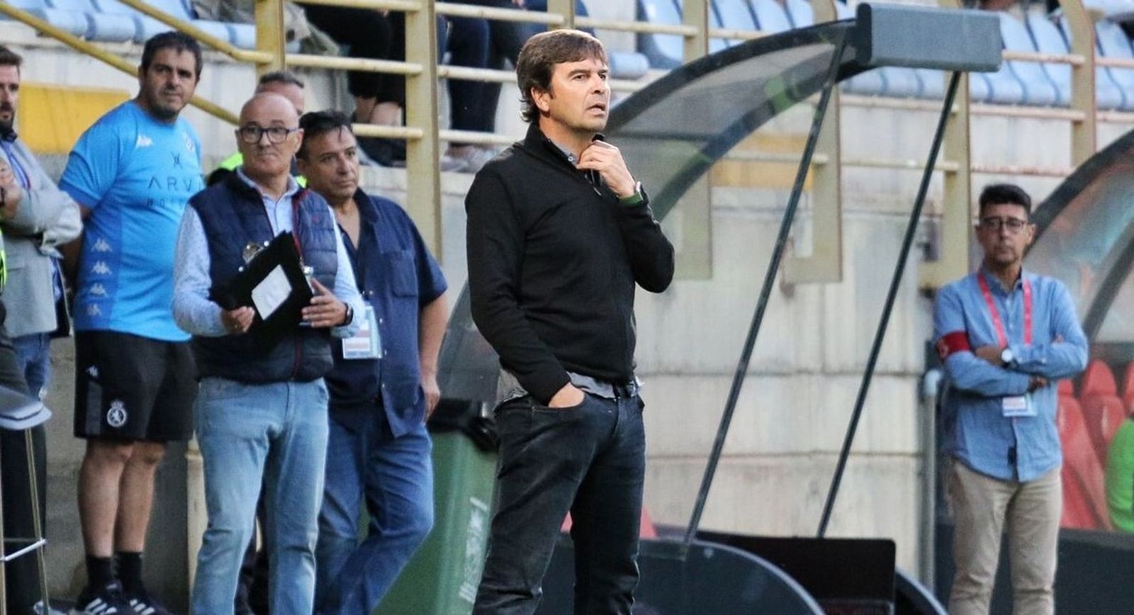 Eduardo Docampo, el técnico de la Cultural y Deportiva Leonesa.