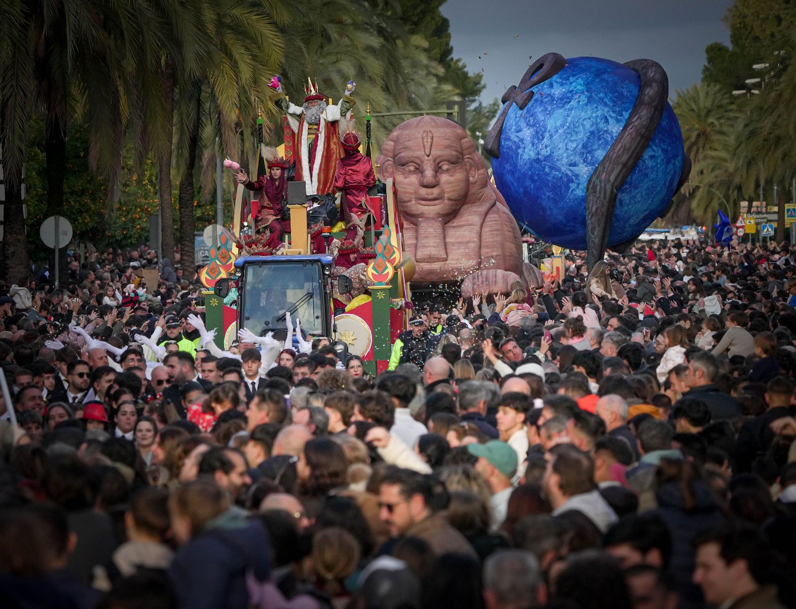 Imágenes de la cabalgata de Reyes Magos en Jerez