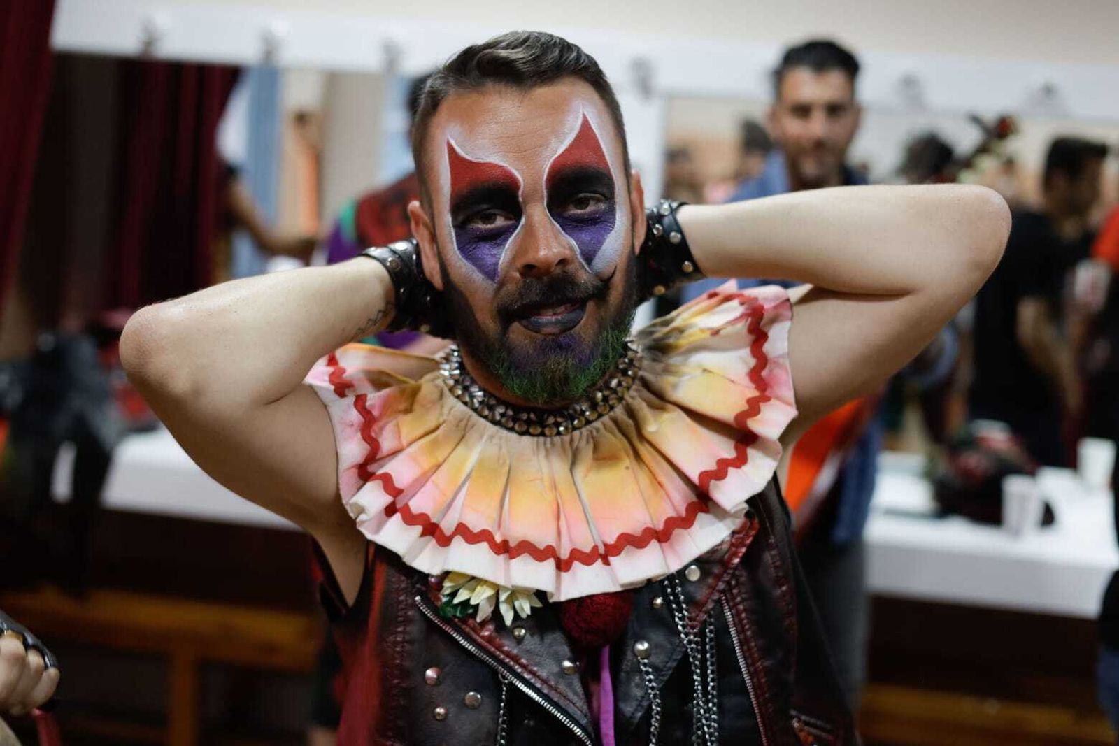 El ambiente en camerinos